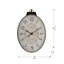 Horloge murale antique blanche 18 "x 29", horloge traditionnelle rétro