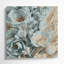 «Abstract Florals 14», art mural sur toile brune-136399140
