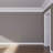 Endurathane Aria Crown Moulding, 11"H x 10 5/8"P x 15 3/8"F x 96"L, Factory Primed