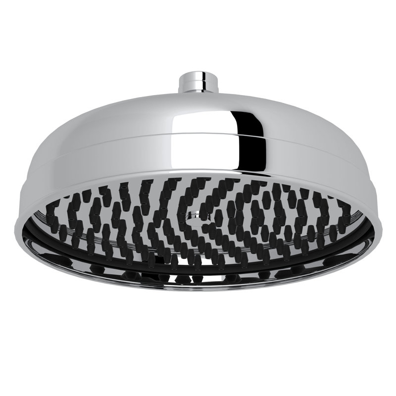 Transitional 8" Rain Showerhead, Polished Chrome