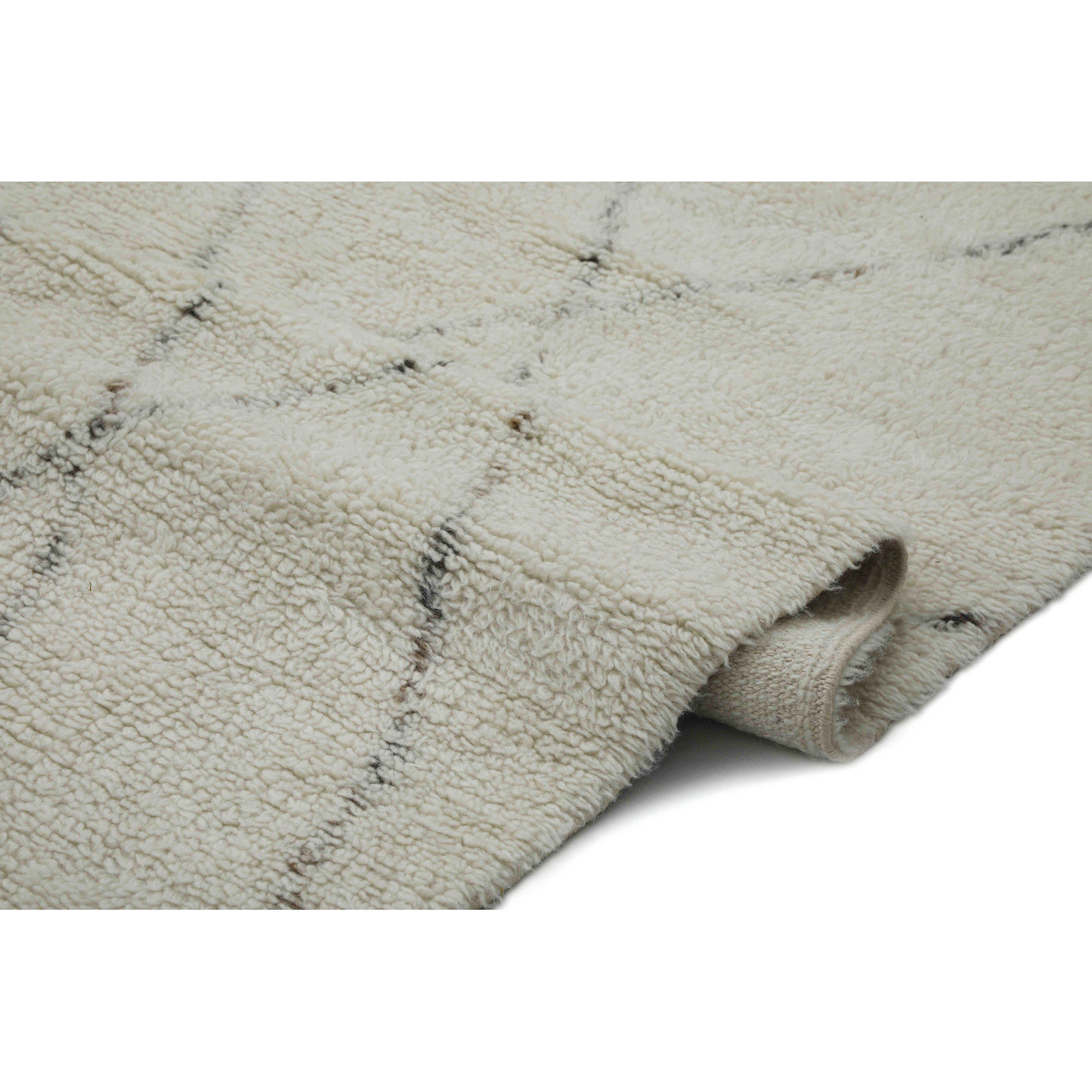 Hand-Woven Striped Wool Rug, Runner 2'6" x 8'