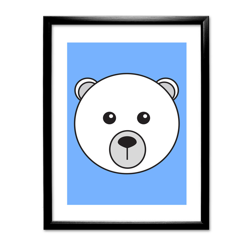 Single Picture Frame Print, Black