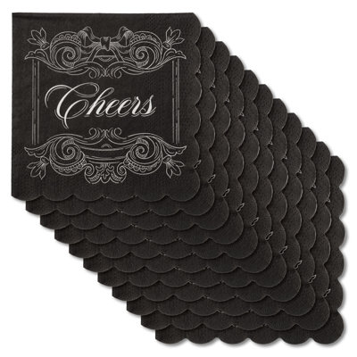 Cocktail Paper Napkins Cheer