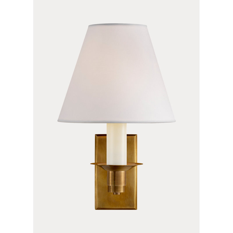 Ralph Lauren Evans Library Sconce, Natural Brass