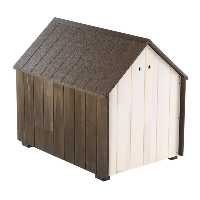 Wood Portable Igloo Style Dog House, 77.5cm H x 91.5cm W x 63.3cm D