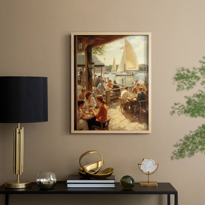 NAUTICAL Series DCxxI, reproduction encadrée - bois massif