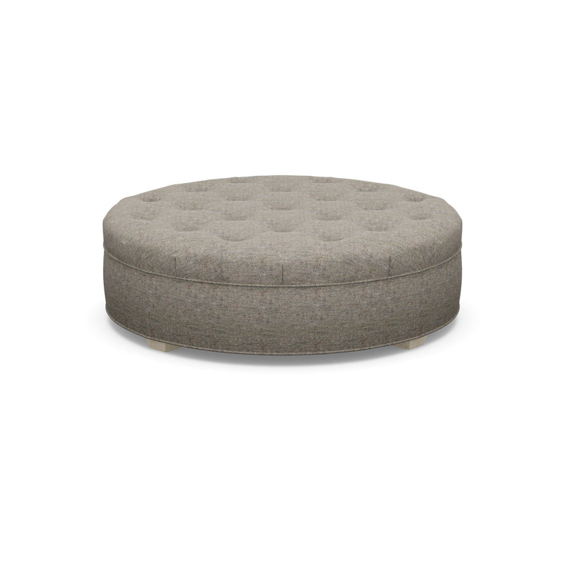 Round Ottoman, 2243-80, Sandstone