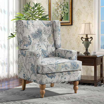 Bairoil 26.7'' Wide Modern Elegant Soft Floral Arm Accent Chair with Tufted Design -  Darby Home Co, B3CDA93BE7DF4288971CDC21FE857192