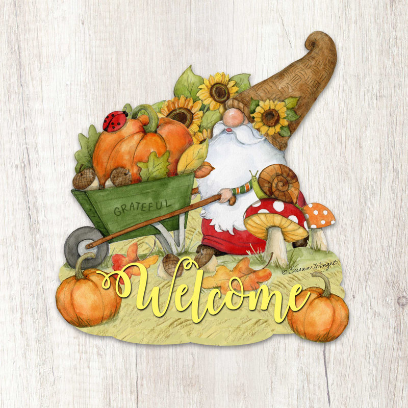 Panneau de bienvenue «Harvest Gnome»