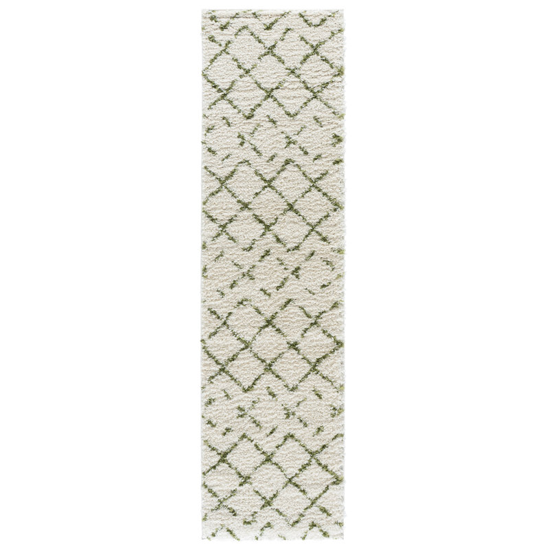 Tapis d'intérieur à poils longs Arizona, Tapis de couloir 2 pi 3 po x 8 pi