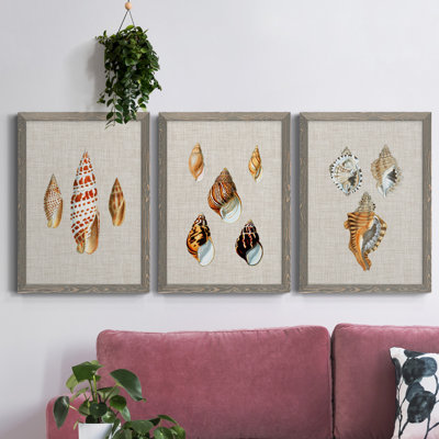 " Seaside Color Study I " 2 - Pieces Painting Print