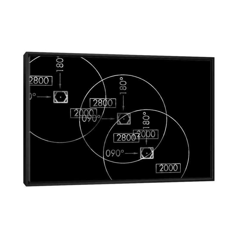 «31R» par 08 Left, impression sur toile, H 18 po x l 26 po x P 1,5 po, Toile avec cadre noir, Non mat