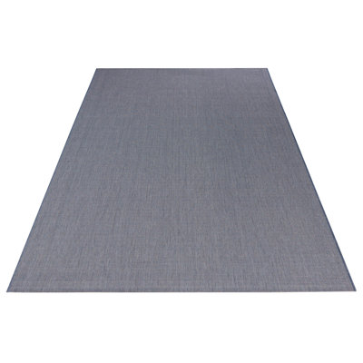 Meadow Flatweave Blue Rug