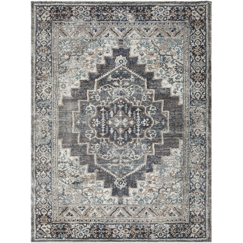 Frenda Oriental Indoor Rug, Rectangle 5'3" x 7'