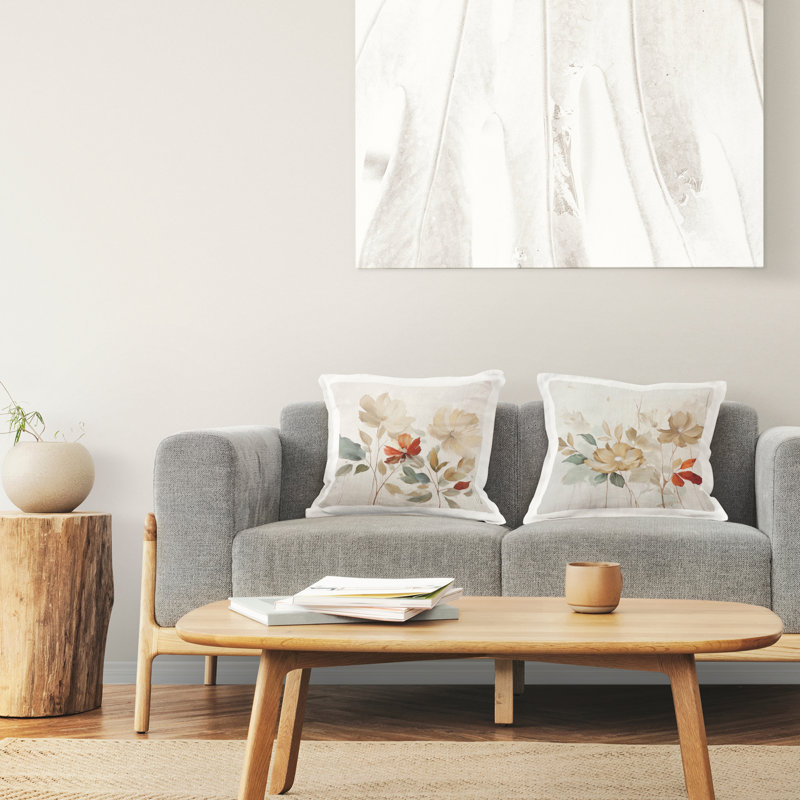Floral Throw Pillow