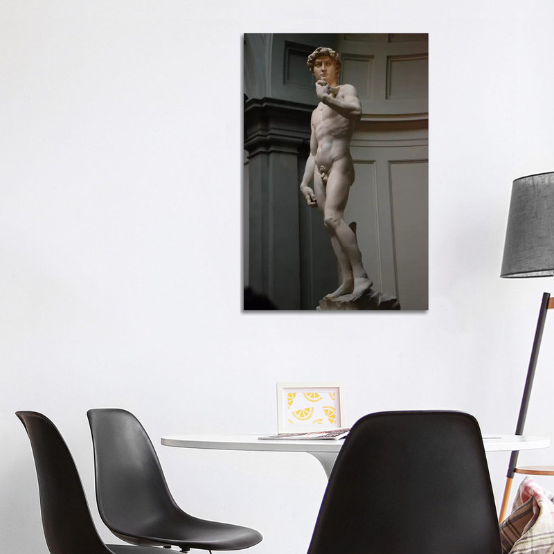David by Michelangelo - Wrapped Canvas Print, 101.6 cm H x 66.04 cm W x 1.91 cm D