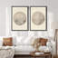 Décorations classiques classiques de la nature antique, monochrome, nature sauvage, illustrations-101751921-101751922