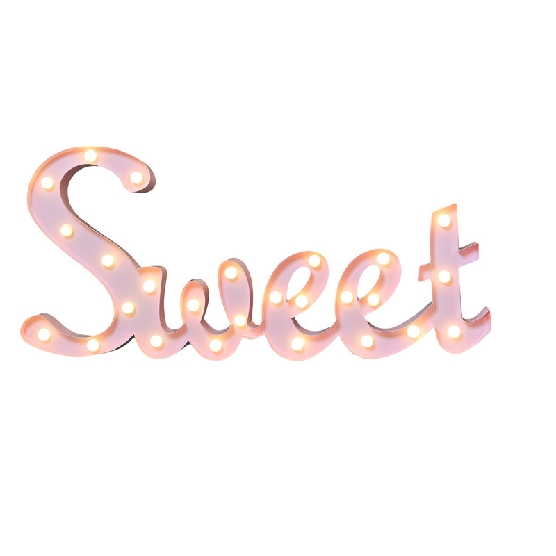 Metal Novelty Lamp, Pink