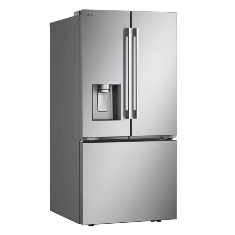 Lg 20 Cu. Ft. 3-Door French Door, Counter-Depth Max Refrigerator With Hybrid Handles