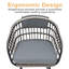 Chaise de salle à manger d'extérieur avec coussin (ensemble de 4)-1604000675-1603799826