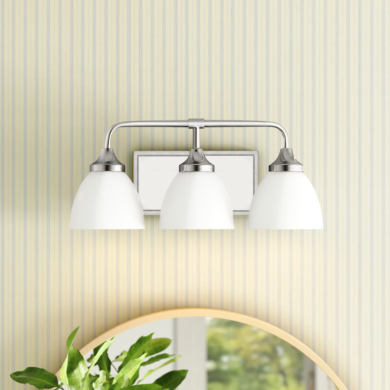Cariah 3 - Light Vanity Light, Polished Nickel