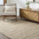 Rectangle Moroccan Wool Hand Woven Washable Area Rug