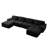 153" U-Shaped Modular Sectional Sofa-1808773388