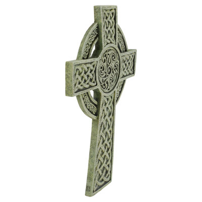 Décoration murale en forme de croix celtique irlandaise de 9,5 po