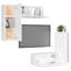 Blackowski Unfinished Floating Entertainment Centre for TVs up to 88"