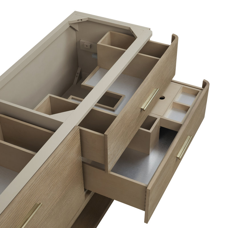 Lucian 72'' W Double Bathroom Vanity Base