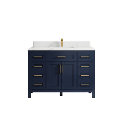 48'' Single Bathroom Vanity with Quartz Top