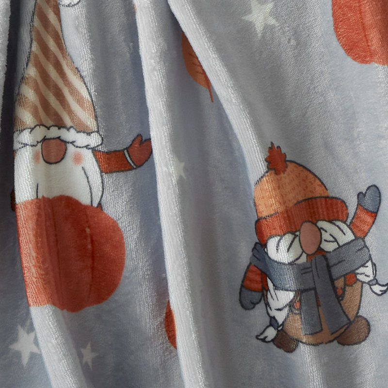Autumn Gonks Cosy Warm Throw