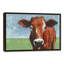 « big cow », reproduction de peinture à l’acrylique sur toile encadrée-22828514-22828516