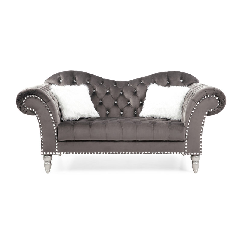 Causeuse Cozy, Gris foncé