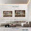 «Family Life Quote Typographie», reproduction sur toile-2076436911