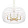 Ellie Chandelier In Modern With Bleached White Raphia Rope