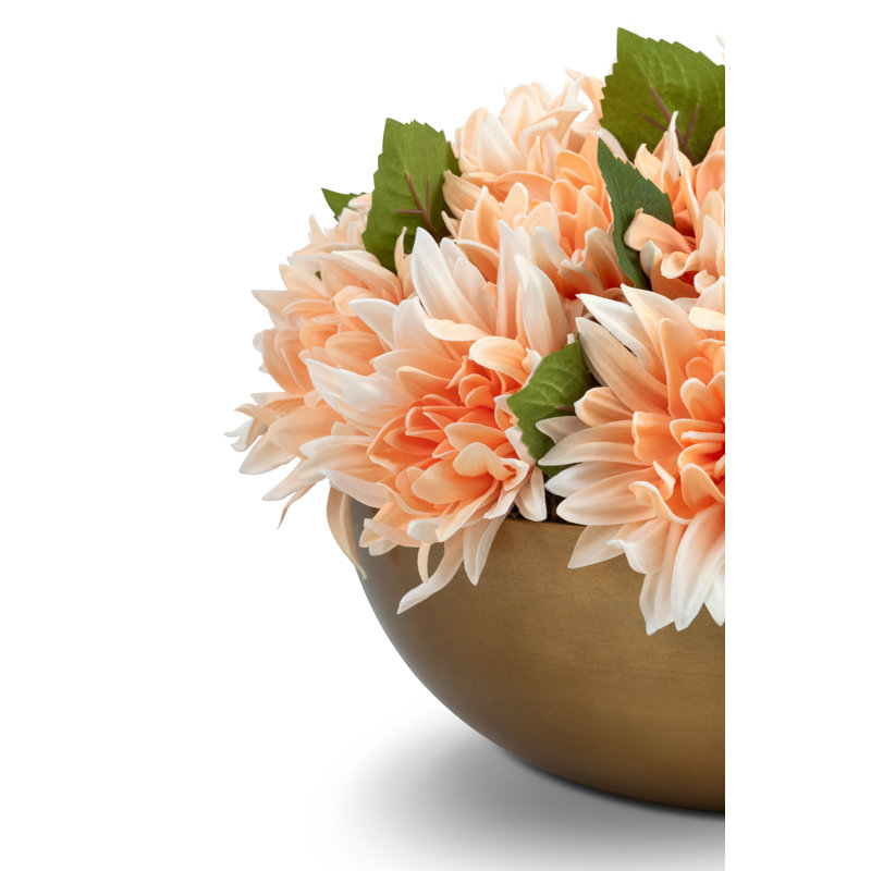 Livia RealTouch Dahlia Arrangement, Peach
