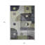 Tapis intérieur / extérieur 10 pi x 14 pi gris et gris anthracite