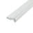 Blanco 1-1/4"x7-7/8" Ceramic Chair Rail Wall Tile Trim in Brillo Zen White