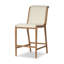 Rafe Upholstered Stool with Solid Wood Frame