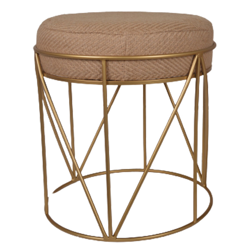 Rohnert 35cm Wide Round No Pattern And Not Solid Colour Ottoman