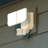 Dualux 2 - Head LED Battery Powered Dusk to Dawn Outdoor Security Area Light with Motion Sensor