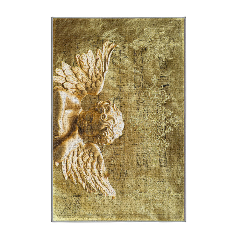 Tapis brun Angel, Rectangle 4 pi x 6 pi