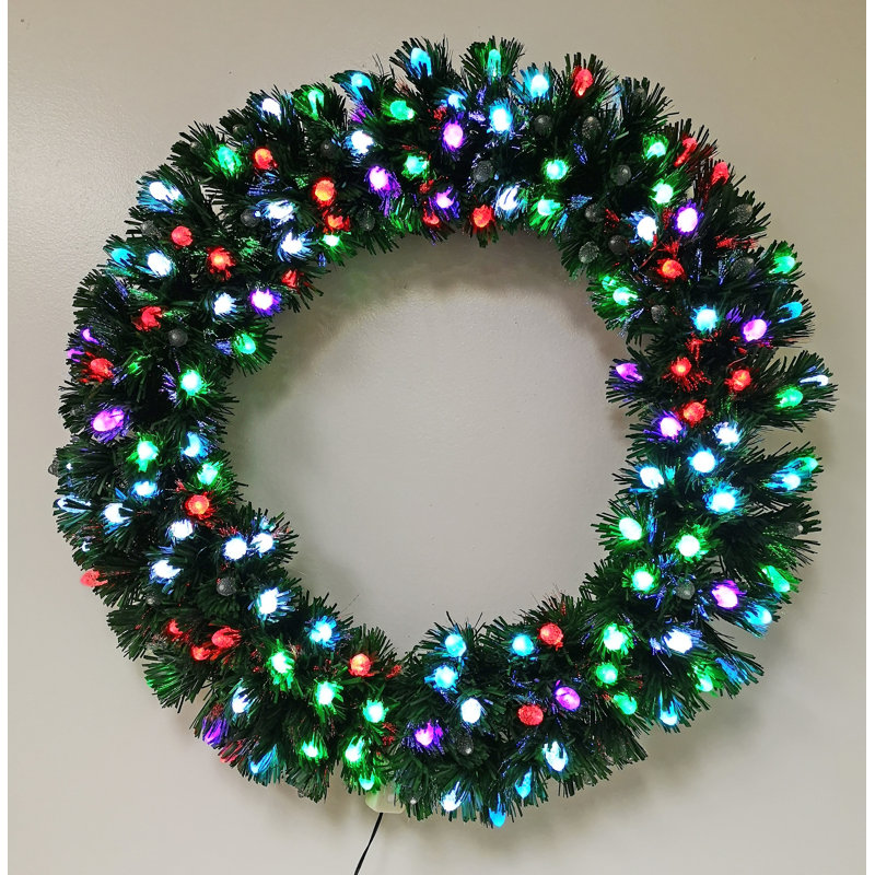 Couronne 32 po fabriquée à la main en faux pin
