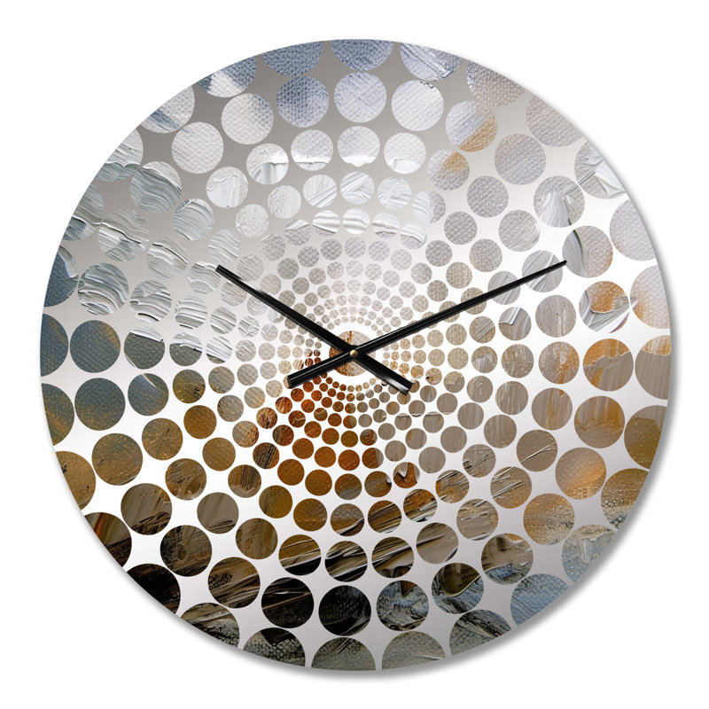 Willona - Horloge murale peinture abstraite, Petit