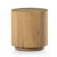Humphrey Round End Table-Light Oak Resin