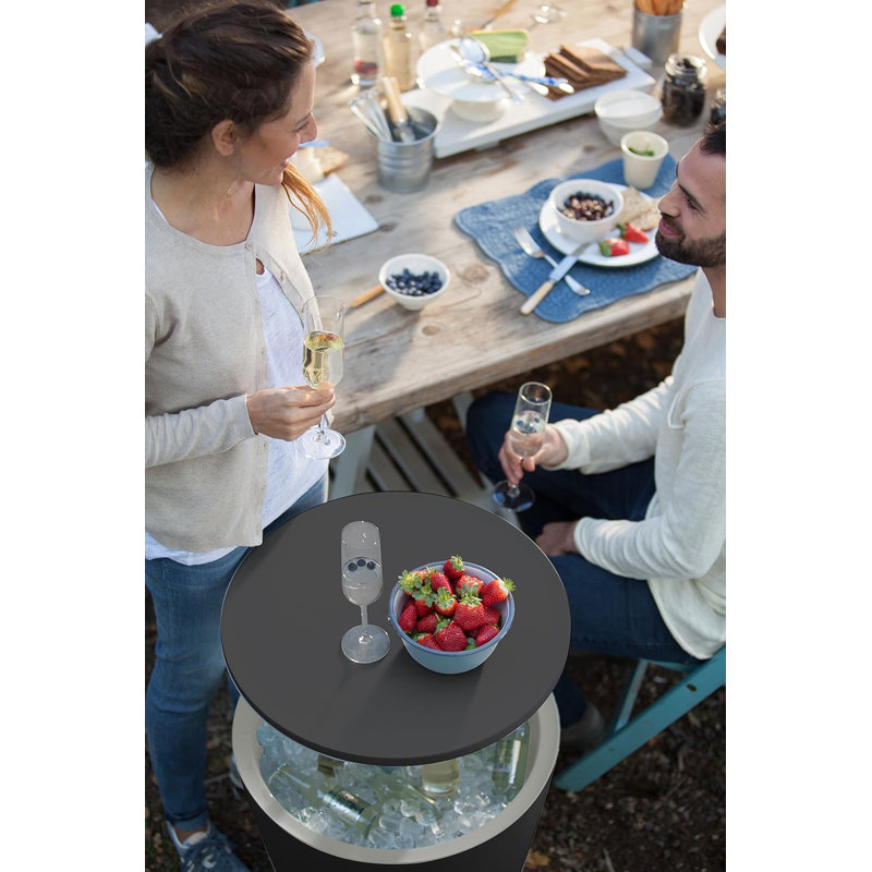 Keter Cool Bar Telescopic Table Grey