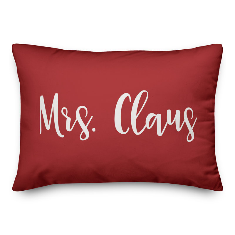  Coussin Mme Claus, Rouge