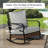 5-Person Sofa Seating Group With Rocking Lounge Chairs & Fire Pit Table-1800054606