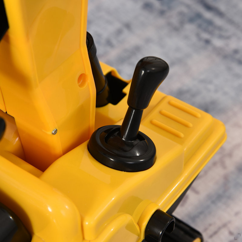 PAS DE PUISSANCE Ride On Excavator Toy Tractors Digger Mobile Scooter Walker Pretend Play Construction pour tout-petits